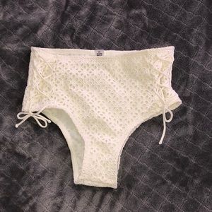 High Waisted Bikini Bottoms Lace